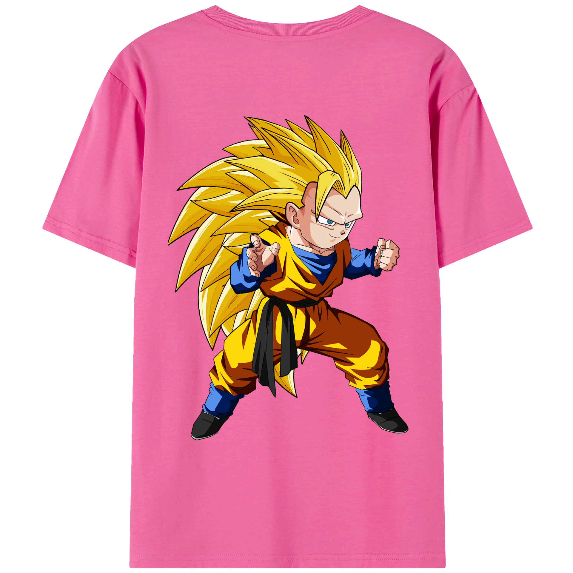 （画像用） ドラゴンボール ベジータ四世（Bejīta Yonsei）DRAGON BALL Vegeta IV レディース半袖Tシャツ(バックプリント)